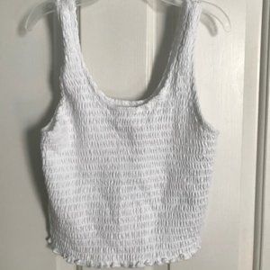 White Hollister Crop top